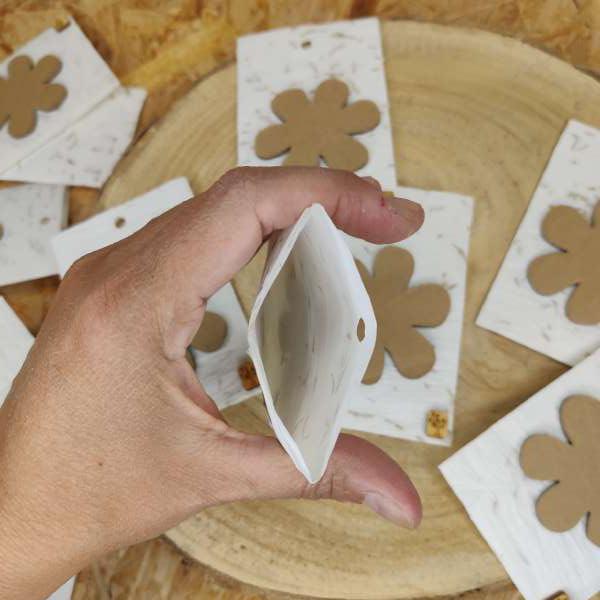 Sacchetti in Carta Naturale – 20 Pezzi per Bomboniere Green e Fai da Te Country Chic